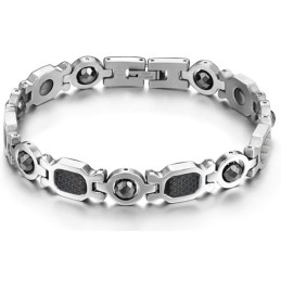 Bracciale In Titanio Con Magnete Per La Salute Maschile Di Qualità Stabile