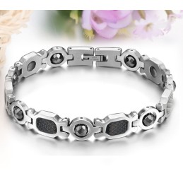 Bracciale In Titanio Con Magnete Per La Salute Maschile Di Qualità Stabile