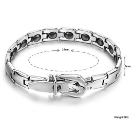 Bracciale In Titanio E Magnetite Per La Salute E Le Prestazioni Affidabili