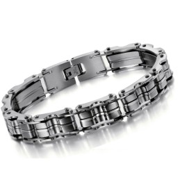 Bracciale Classico In Titanio Da Uomo Di Alta Qualità