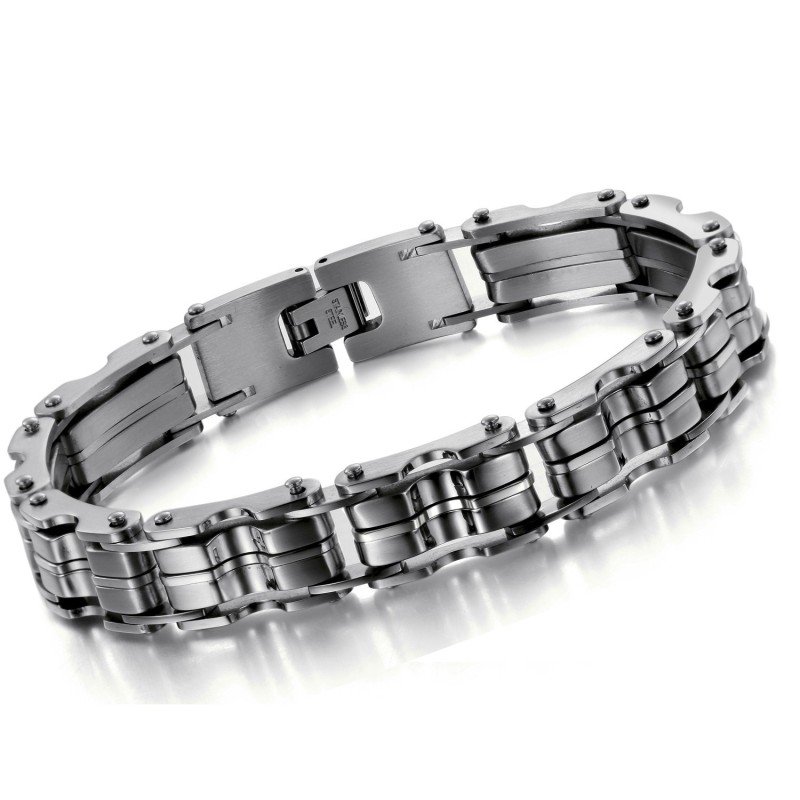 Bracciale Classico In Titanio Da Uomo Di Alta Qualità Bracciale Classico In Titanio Da Uomo Di Alta Qualità