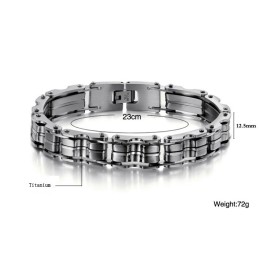 Bracciale Classico In Titanio Da Uomo Di Alta Qualità