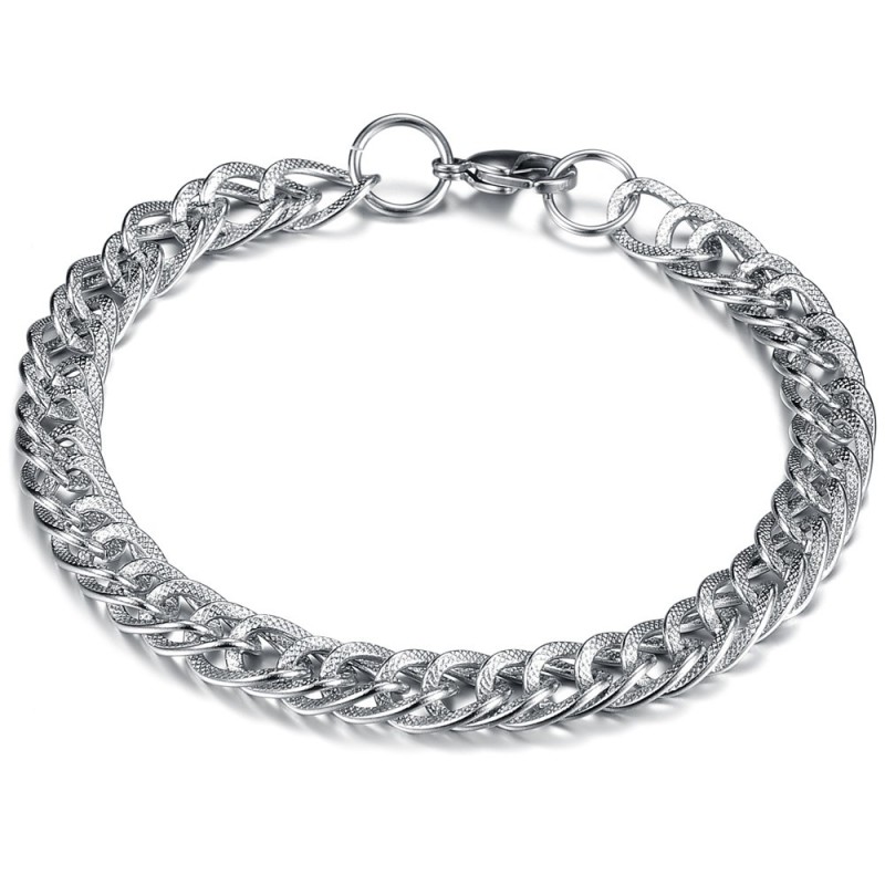 Bracciale In Titanio Di Alta Qualità Con Squame Maschili Bracciale In Titanio Di Alta Qualità Con Squame Maschili