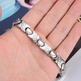 Bracciale In Titanio Sweetheart Con Diamante, Qualità E Quantità Garantite