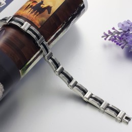 Bracciale In Titanio Maschile "To Have A Long Story"