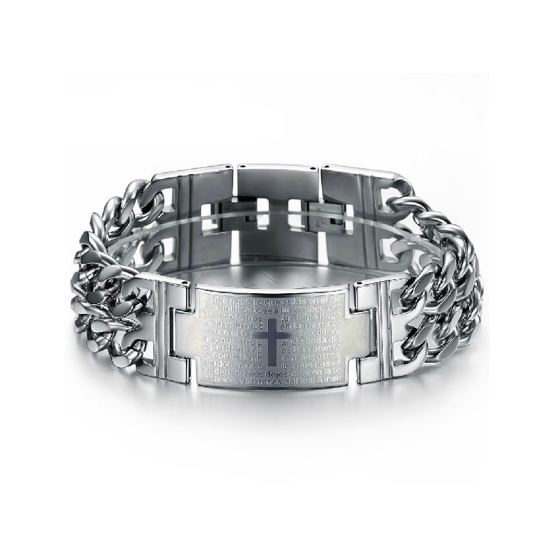 Bracciale In Titanio Con Croce Maschile Facile Da Usare Bracciale In Titanio Con Croce Maschile Facile Da Usare
