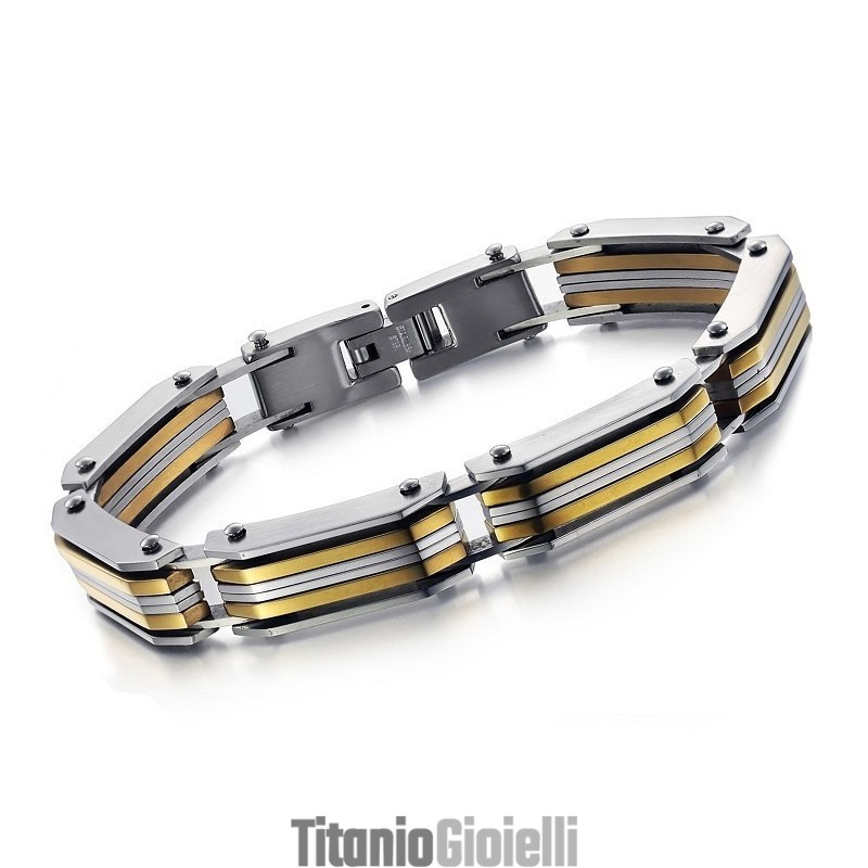 Ampia Varietà Di Braccialetti In Titanio Da Uomo