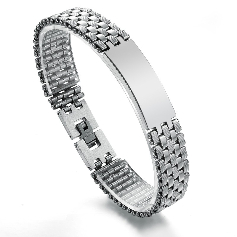 Bracciale In Titanio Maschile Di Qualità Stabile Bracciale In Titanio Maschile Di Qualità Stabile