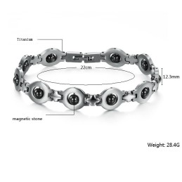 Ampia Varietà Di Braccialetti Antifatica In Titanio Per Uomo