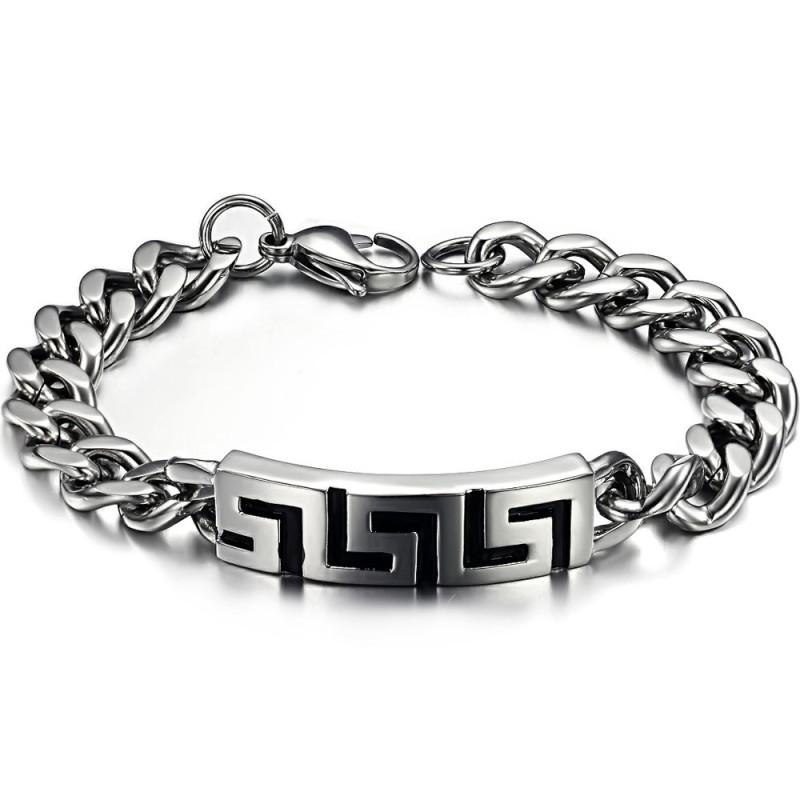 Bracciale In Titanio Great Wall Da Uomo, Modello Queen Of Quality Bracciale In Titanio Great Wall Da Uomo, Modello Queen Of Quality