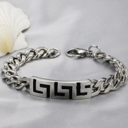 Bracciale In Titanio Great Wall Da Uomo, Modello Queen Of Quality