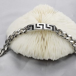 Bracciale In Titanio Great Wall Da Uomo, Modello Queen Of Quality