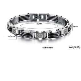 Bracciale In Titanio Maschile Di Qualità Affidabile