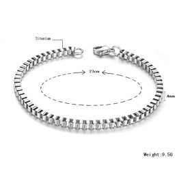 Noto Per Il Suo Bracciale Maschile In Titanio Di Alta Qualità