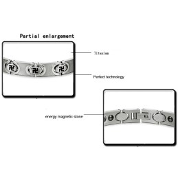 Bracciale In Titanio Maschile Di Alta Qualità