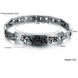 Bracciale In Titanio Con Magnete, La Regina Della Salute Maschile Di Qualità