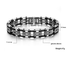 Bracciale In Titanio Maschile Di Alta Qualità