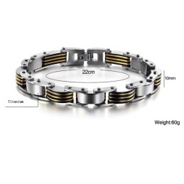 Bracciale In Titanio Maschile Facile Da Usare