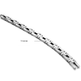 Bracciale In Titanio Con Croce Maschile Di Alta Qualità
