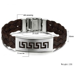 Bracciale Da Uomo In Titanio Great Wall Dalle Prestazioni Affidabili