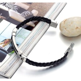 Bracciale In Titanio Maschile Facile Da Usare