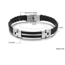 Bracciale In Titanio Maschile Facile Da Usare