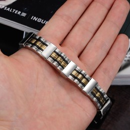Bracciale In Silicone E Titanio Per Uomo Di Qualità Affidabile