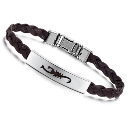Bracciale Da Donna In Pelle Di Titanio Di Qualità Superiore