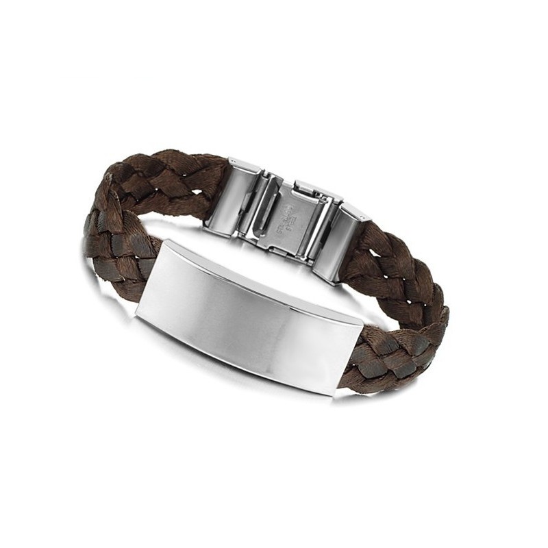 Il Bracciale In Titanio Marrone Di Qualità Queen Of Quality Il Bracciale In Titanio Marrone Di Qualità Queen Of Quality