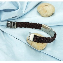 Il Bracciale In Titanio Marrone Di Qualità Queen Of Quality