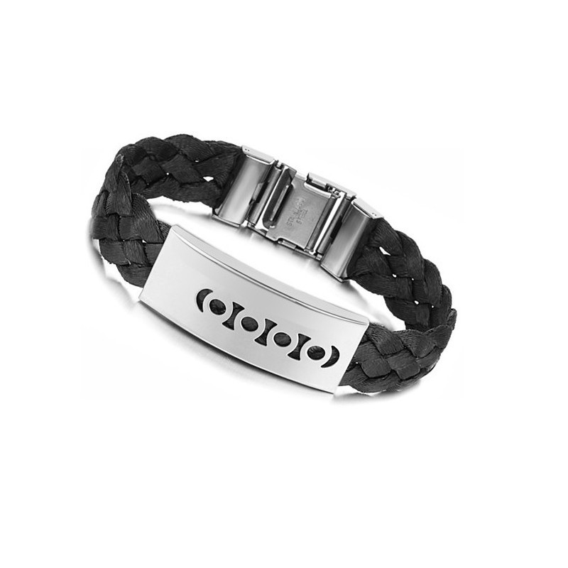 Bracciale In Titanio Nero Di Qualità Superiore Bracciale In Titanio Nero Di Qualità Superiore