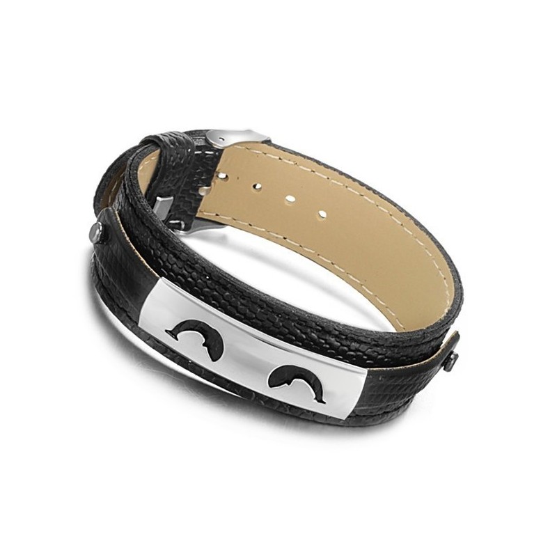 Bracciale In Pelle Di Titanio Nero Venduto Bene In Tutto Il Mondo Bracciale In Pelle Di Titanio Nero Venduto Bene In Tutto Il Mondo