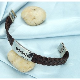 Bracciale In Titanio Marrone Completo Nelle Specifiche