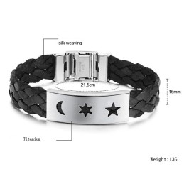 Bracciale In Titanio Maschile Facile Da Usare