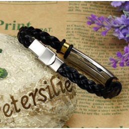 Bracciale In Pelle Di Titanio Venduto Bene In Tutto Il Mondo