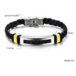 Bracciale In Pelle Di Titanio Venduto Bene In Tutto Il Mondo