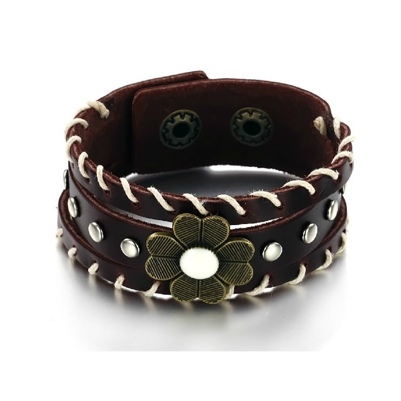 Il Re Della Quantità Bracciale Unisex In Titanio E Pelle Il Re Della Quantità Bracciale Unisex In Titanio E Pelle