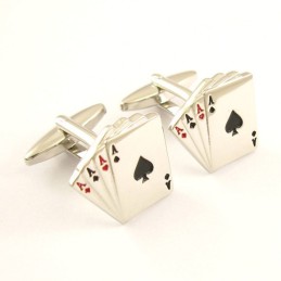 Gemelli In Titanio Four Aces
