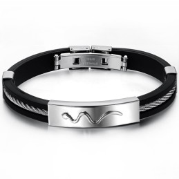 Bracciale In Pelle Di Titanio Viper Di Reliable Reputation