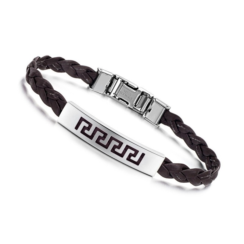Il Re Della Quantità Bracciale In Titanio E Pelle Da Donna Il Re Della Quantità Bracciale In Titanio E Pelle Da Donna