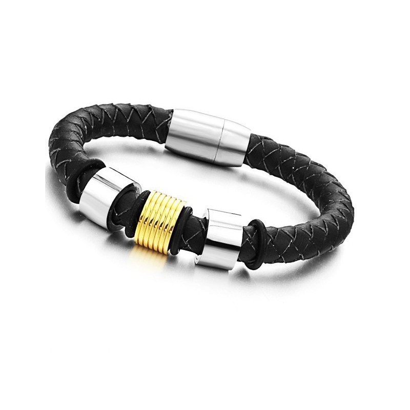 Bracciale In Pelle Di Titanio Da Donna Di Qualità Stabile Bracciale In Pelle Di Titanio Da Donna Di Qualità Stabile