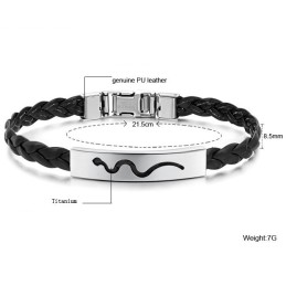 Bracciale In Pelle Di Titanio Da Donna Con Reputazione Affidabile