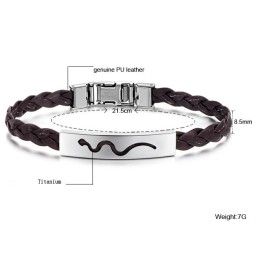 Bracciale In Pelle Di Titanio Da Donna Con Reputazione Affidabile