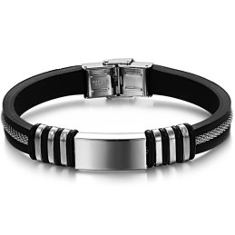 Ampia Varietà Di Braccialetti In Silicone E Titanio