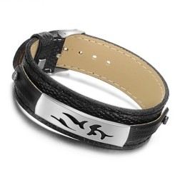Bracciale In Titanio Nero Di Qualità Affidabile