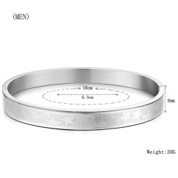 Bracciale In Titanio A Forma Di Stella Facile Da Usare Per Gli Innamorati