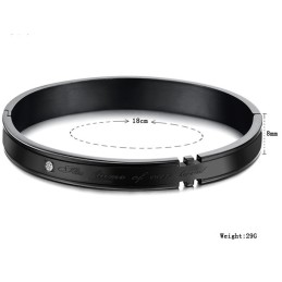 La Regina Del Bracciale In Titanio Di Qualità Per Gli Innamorati