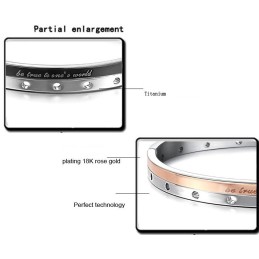 Bracciale In Titanio Completo Nelle Specifiche Per Gli Amanti