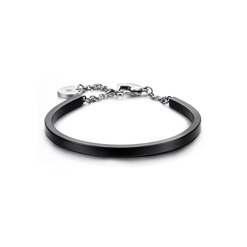 Bracciale In Titanio "To Have A Long Story" Con Scritta "Loveheart" Bracciale In Titanio "To Have A Long Story" Con Scritta "Loveheart"