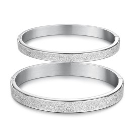 Bracciale In Titanio Scrub Di Qualità Stabile Per Gli Amanti